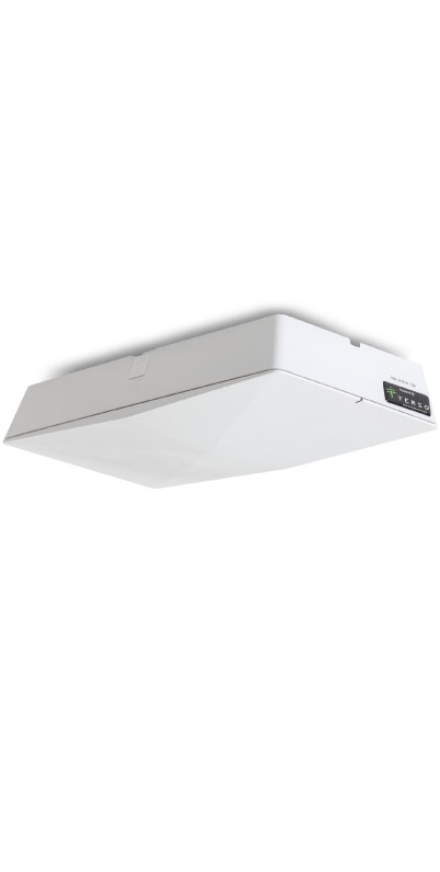 RFID Directional Read Point placed in a doorway to read RFID tagged product and provide inventory visibility in healthcare and life science