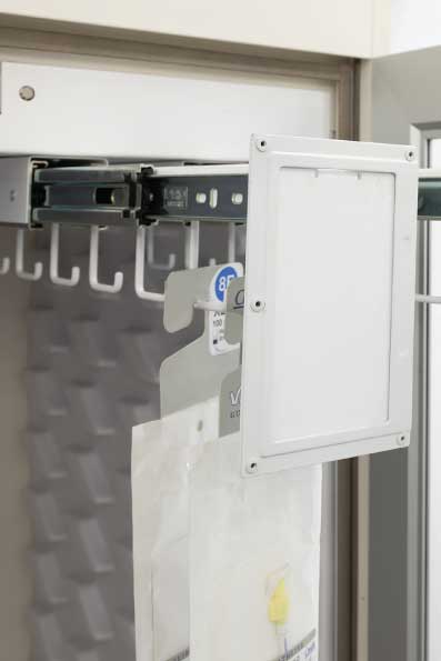 The Large RFID Cabinet can be customized to fit any use case