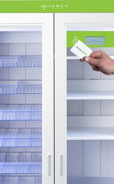 Accessing the Large RFID Cabinet