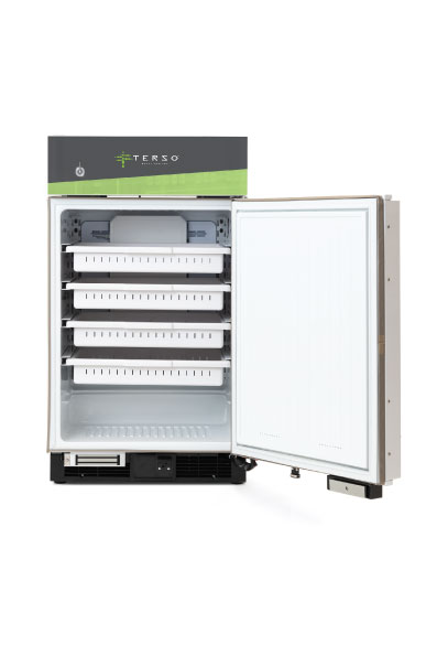 Compact RFID Refrigerator for inventory management for high-value products in healthcare and life science industries