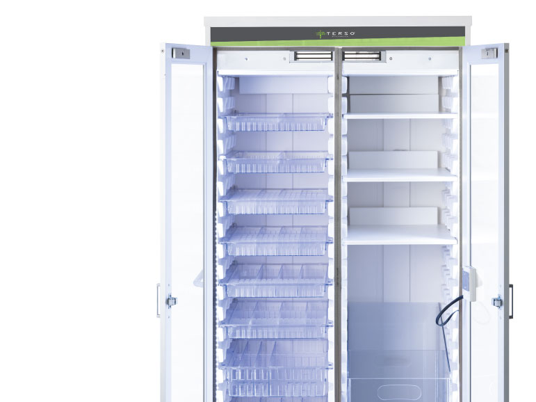 The large RFID cabinet is the perfect secure access ambient cabinet to track high-value inventory in real time. This configurable cabinet allows you to store products of different sizes all at once. See this cabinet at HIMSS 2020
