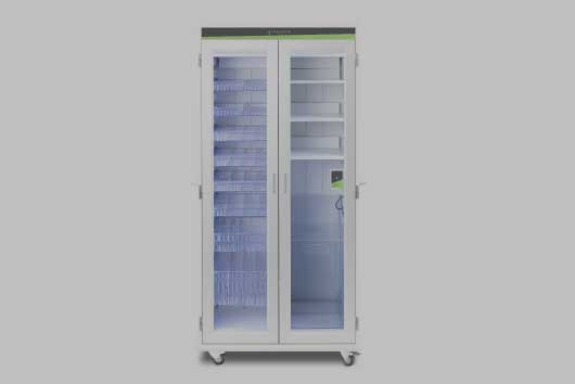 The Large Secured Access Cabinet can track who accesses the cabinet and when