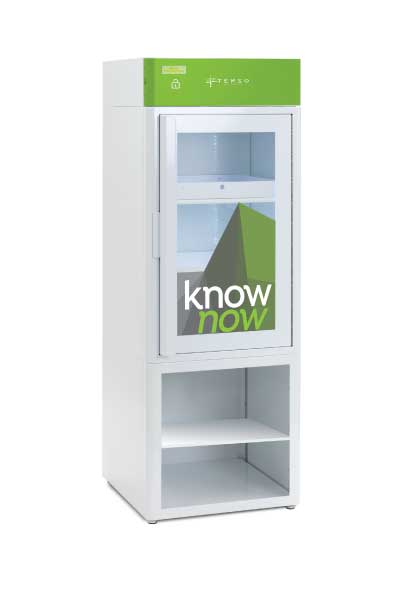Smart compact cabinet can keep track of inventory for a variety of use cases through RFID technology