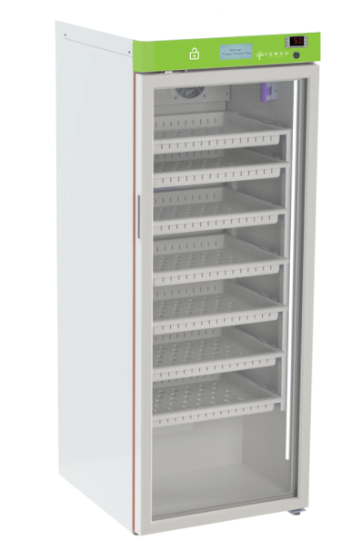 side view of Terso's Midsize RFID Refrigerator